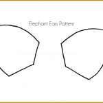 Elephant Cut Out Template 27407 Cupcake Liner Elephant Craft 535750