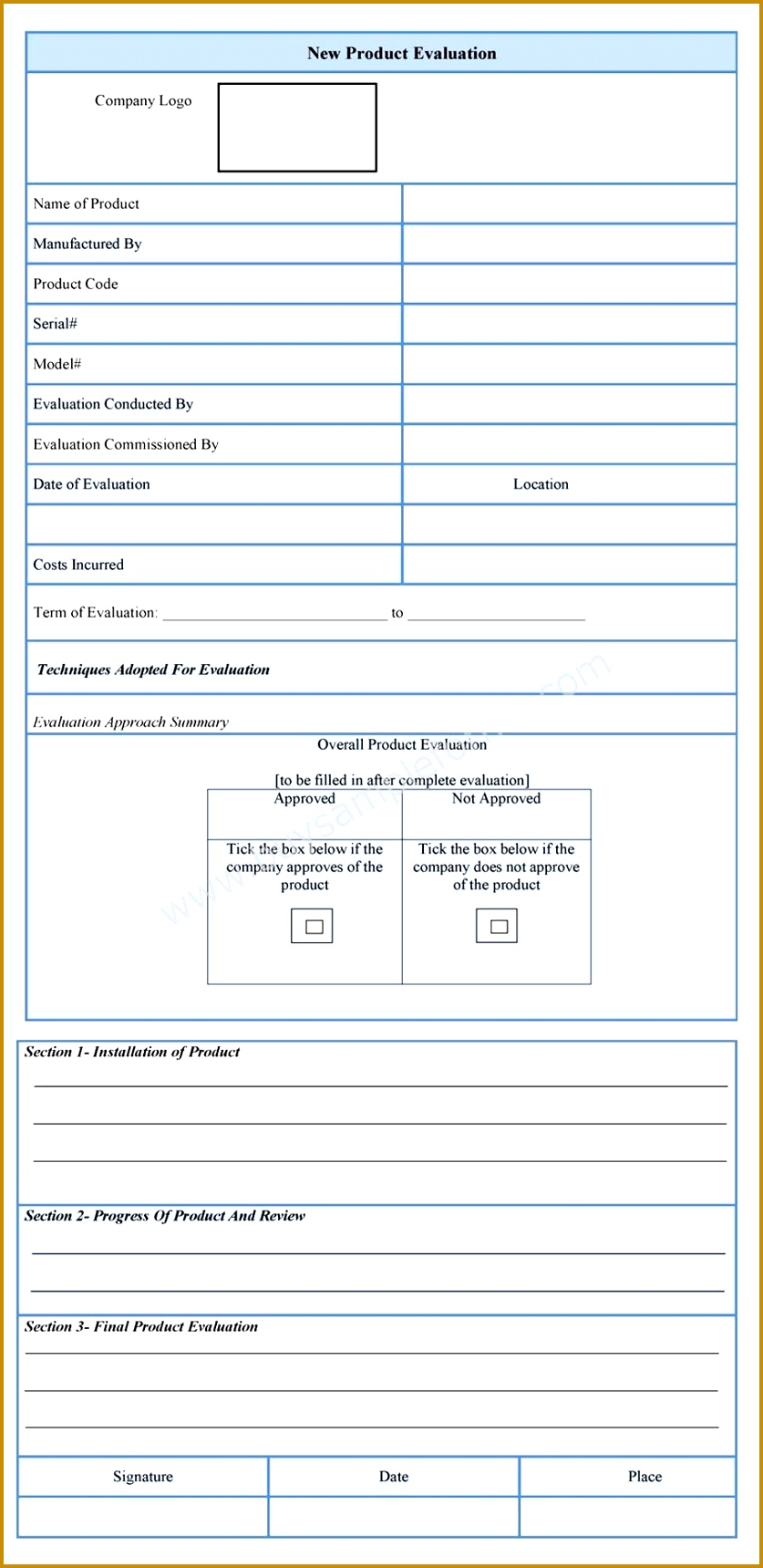 100 [ Post Event Evaluation Template ] 9 Tips For Better New Product Evaluation Form Sample 1719837