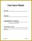 5 Fax Cover Sheet Template for Word 2010
