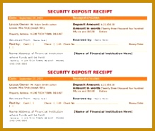 Security Deposit Receipt Template Doc for Free The Proper Receipt Format for Payment Received and 186219