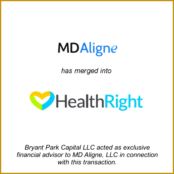 MD Aligne And Angelrush plete Merger To Form HealthRight LLC Small Business Finance Report 585585