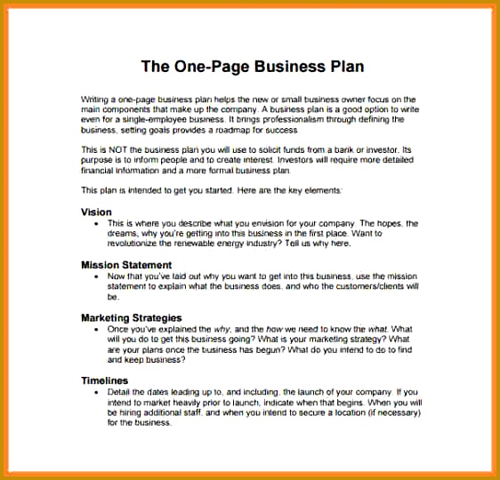 4 formal Business Plan Template | FabTemplatez