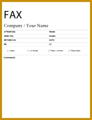 This is a basic PDF fax cover page Add logo to fax cover form in top right change titles and content Blue PDF Fax cover sheet template 186241