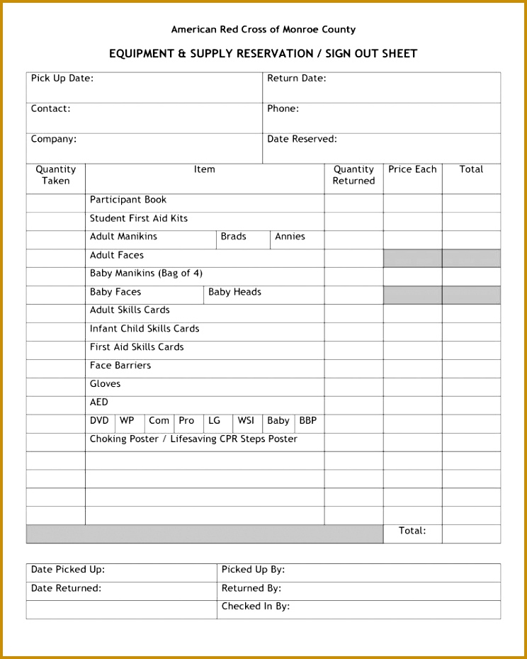 Doc Holiday Sign Up Sheet Word Holiday Templates Free Simple Equipment Sign Out Sheet Template 930744