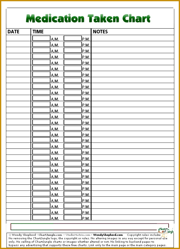 5 medication spreadsheet organizer fabtemplatez