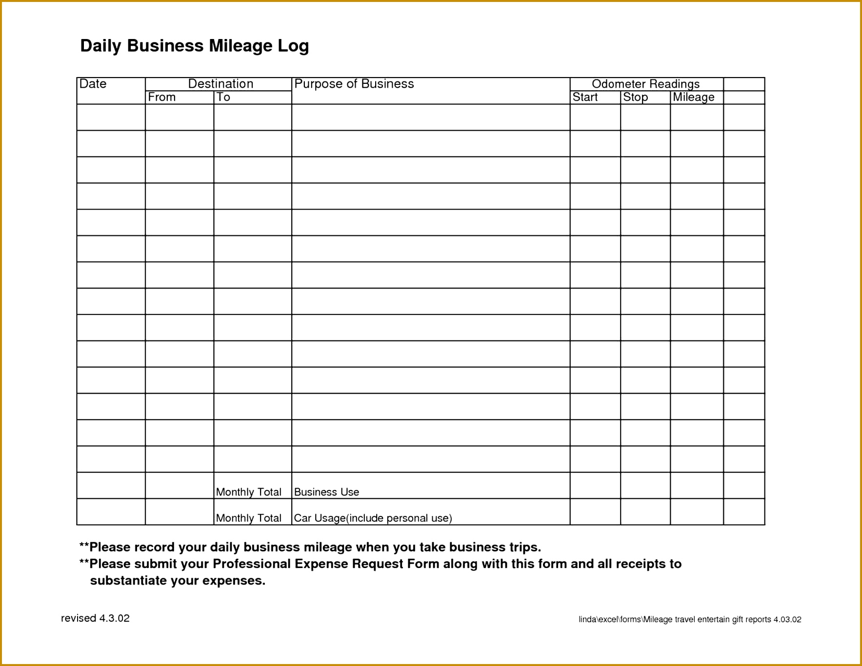 Project Expenses Template Timetable Template Word Sign Up Sheet In Vehicle Vehicle Expense Log Template Mileage Log Teknoswitch Printable Sheet Template 13661767