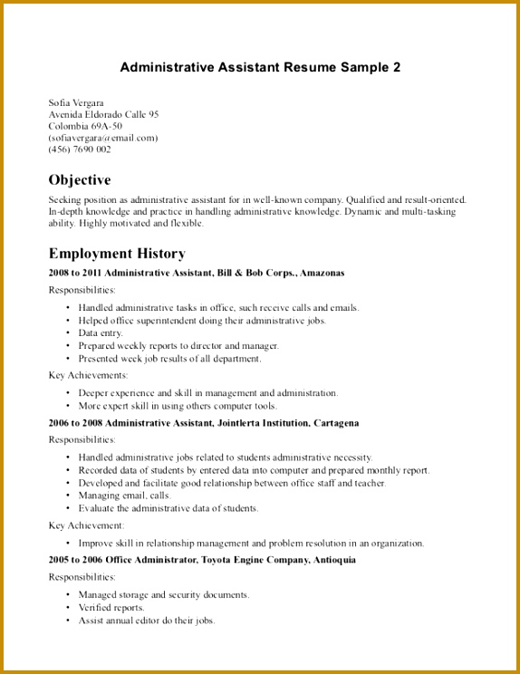 Back fice Jobs Resume Format Chronological Order Resume fi 744574