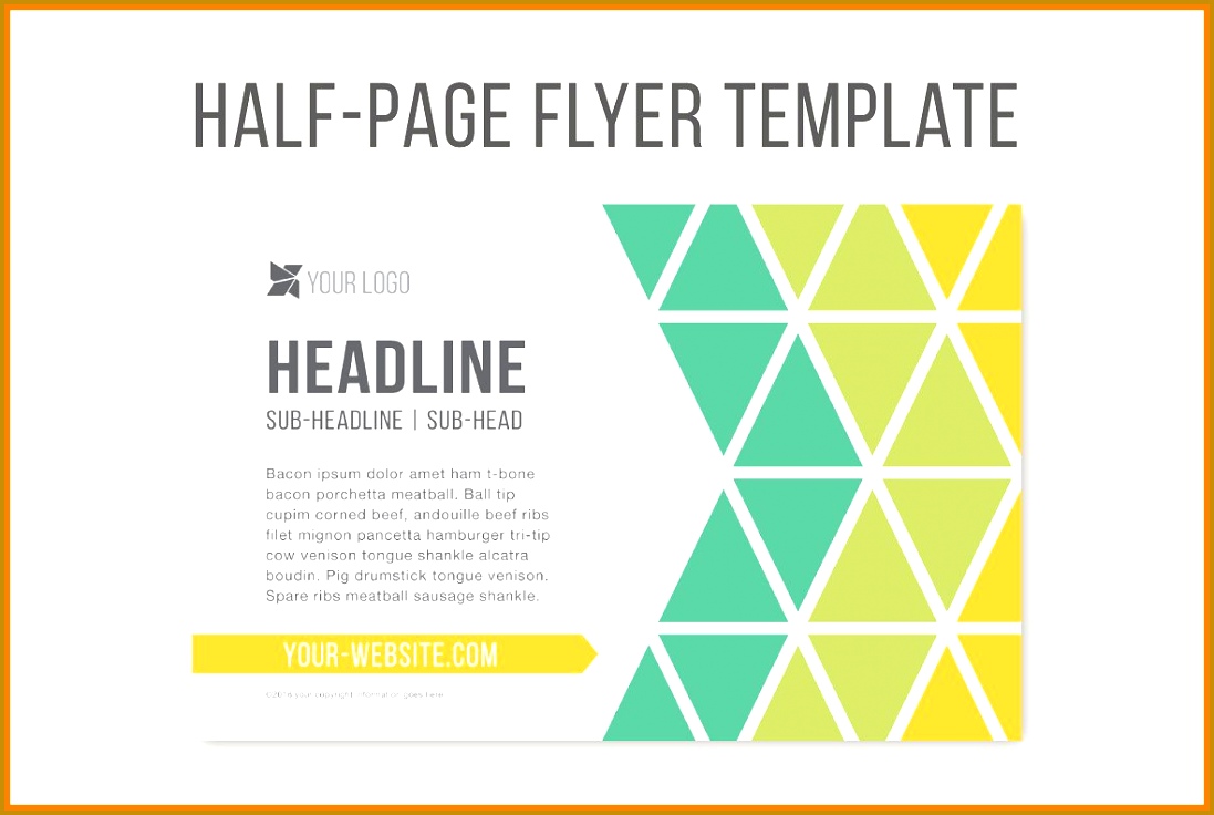 Quarter Sheet Flyer Template Word Server Bartender Sample Resume Half Page Flyer Example Half Page Flyer 7361097