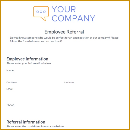 employee referral template 544544