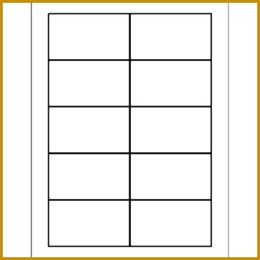 Template For Place Cards 6 Per Sheet by Processfreeware 372372