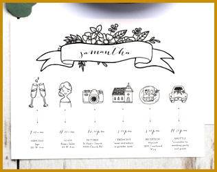 6 Wedding Program Timeline Template | FabTemplatez