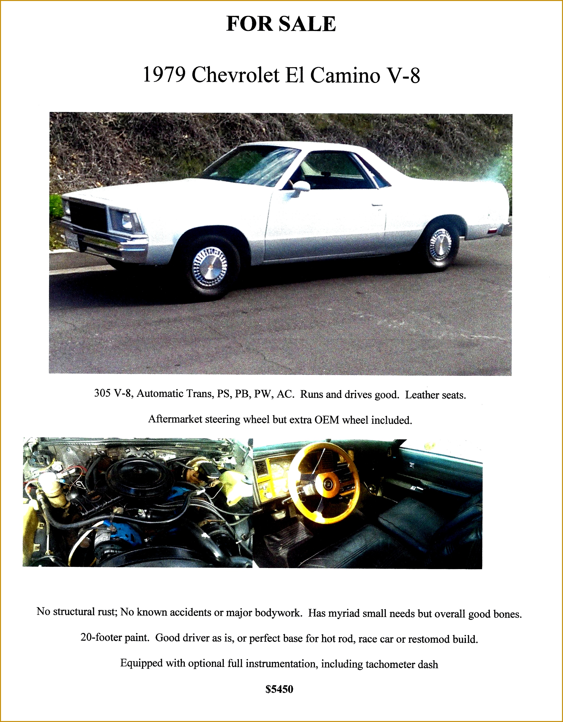 car for sale flyer 30122349