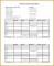 8 Class Schedule Template