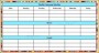 10 Class Timetable Template