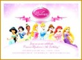 7 Disney Princess Birthday Invitation Templates Free