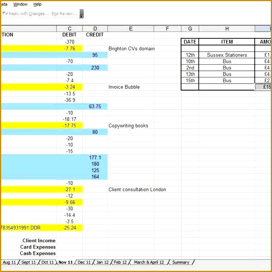 In e And Expense Spreadsheet Template Excel 952952