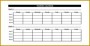 6 Excel Workout Template