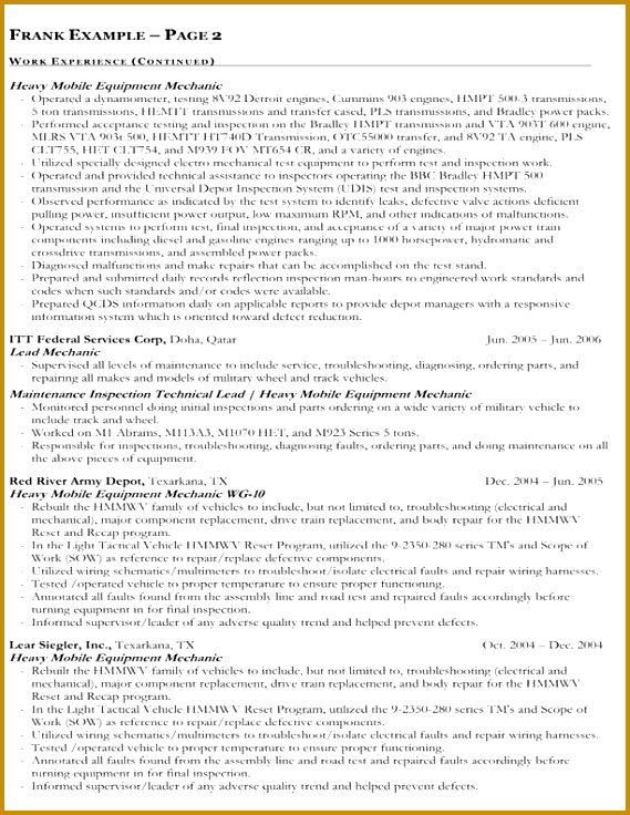Federal Government Resume Template 736569