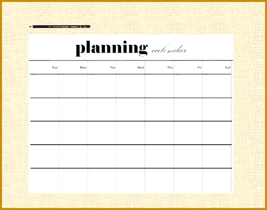 Holiday Planner Pack Calendar Template 427544