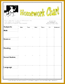 Best 25 Homework chart ideas on Pinterest 218282