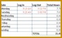 4 Monthly Timesheet Excel Template