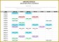 7 Office Work Schedule Template