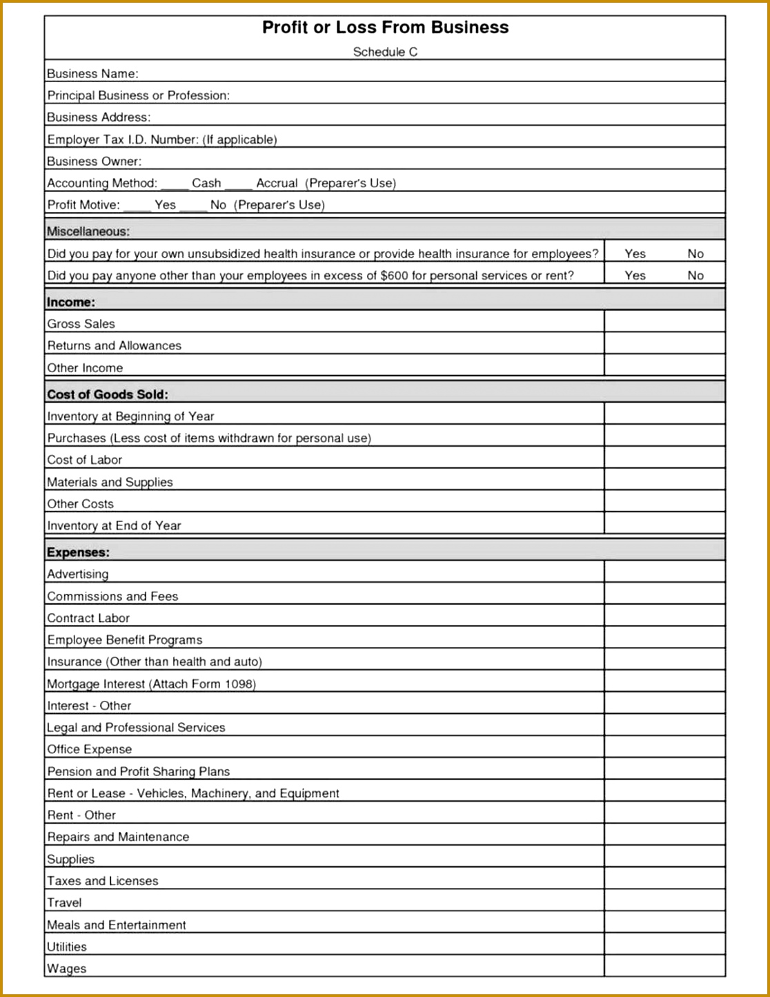business profit and loss spreadsheet with profit loss statement form guest check template and business spreadsheet 14441116