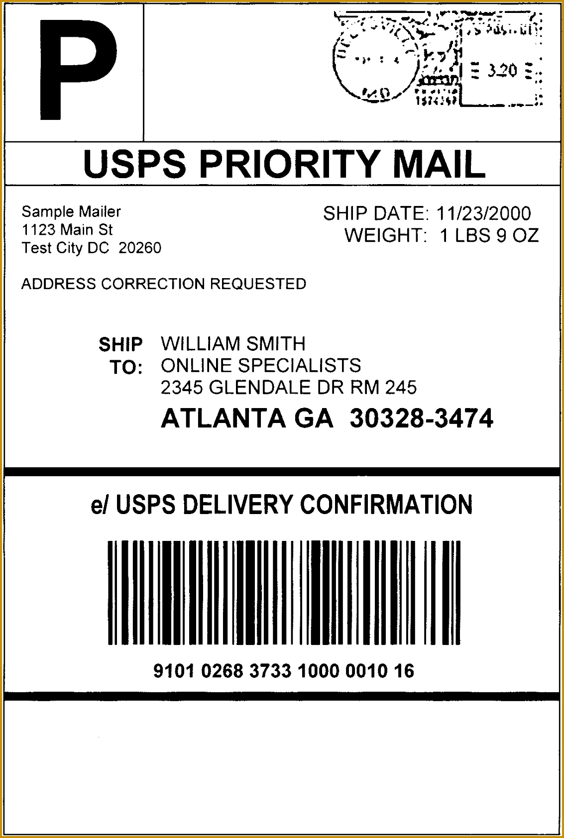 search q=USPS Shipping Label Template&FORM=RESTAB 16841133