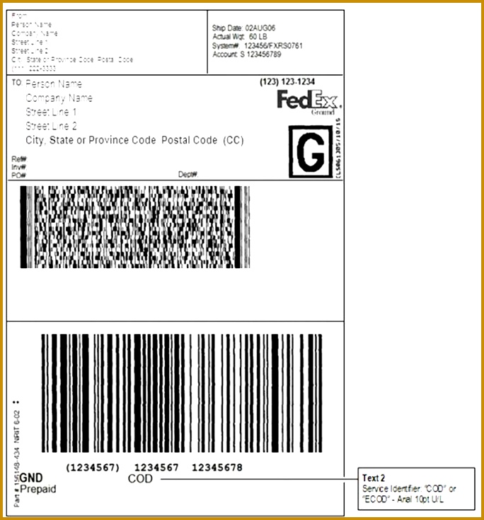fedex label template word 735684