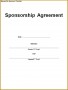 5 Sponsorship Agreement Template