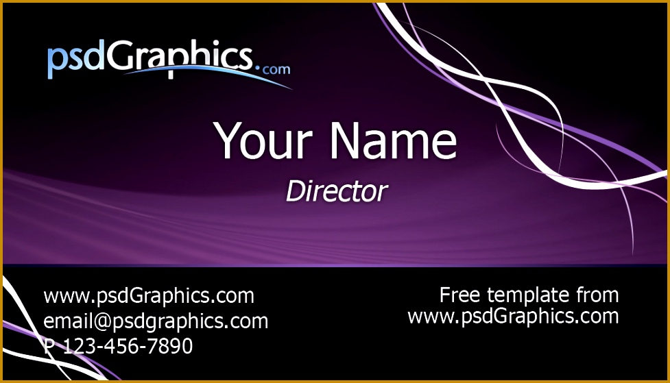purple business card template 559977