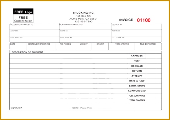 delivery receipt template 10 free sample example format 386544