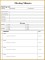 4 Meeting Minutes Template Excel format