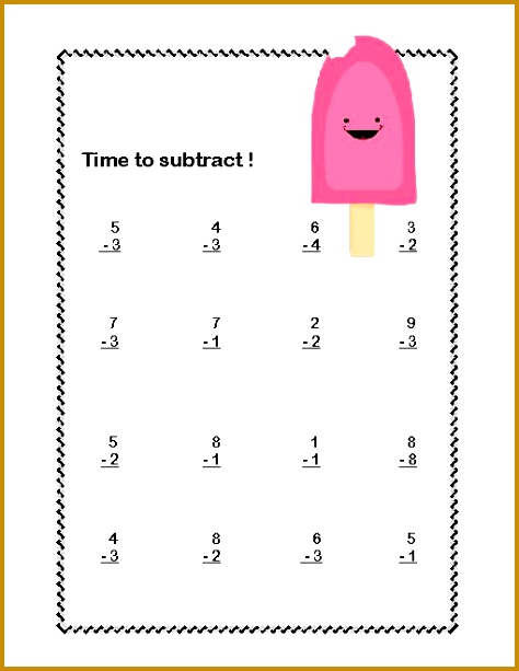 Subtrction Worksheets 1St Grade Math Worksheets for all Download and Worksheets 613474