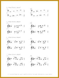 AP Music Theory Listening Quiz Pack multiple choice section 325248