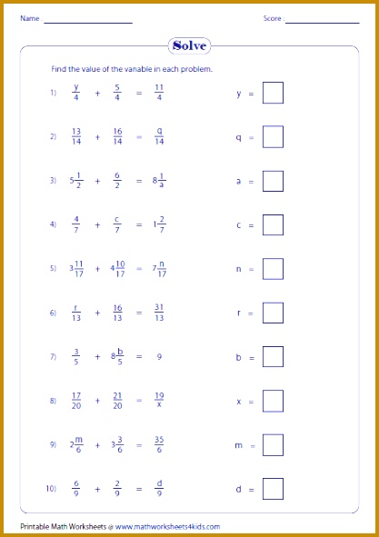 Fraction addition worksheets contain adding proper improper and mixed numbers with same like and different unlike denominators visual addition and 591417