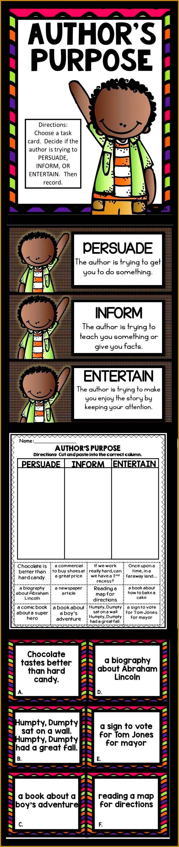 Author s Purpose Activities 3235684