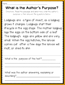 Author s Purpose Easy as PIE reading Pinterest 219286