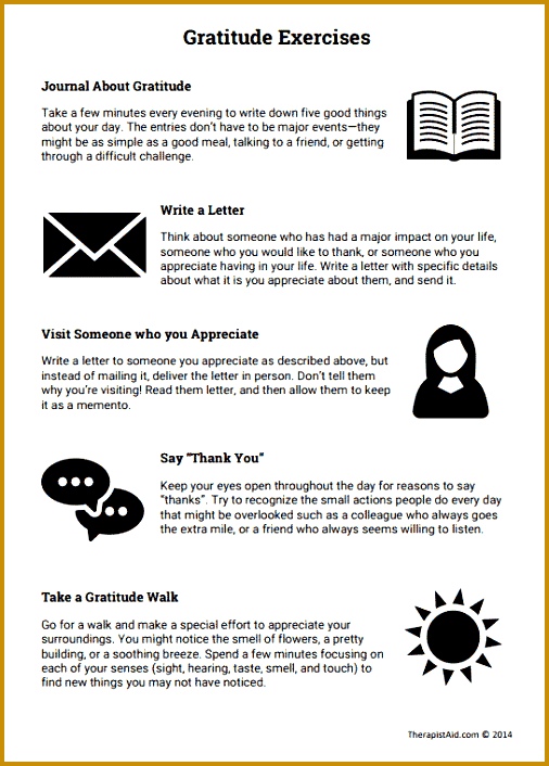 Gratitude Exercises Preview 706506