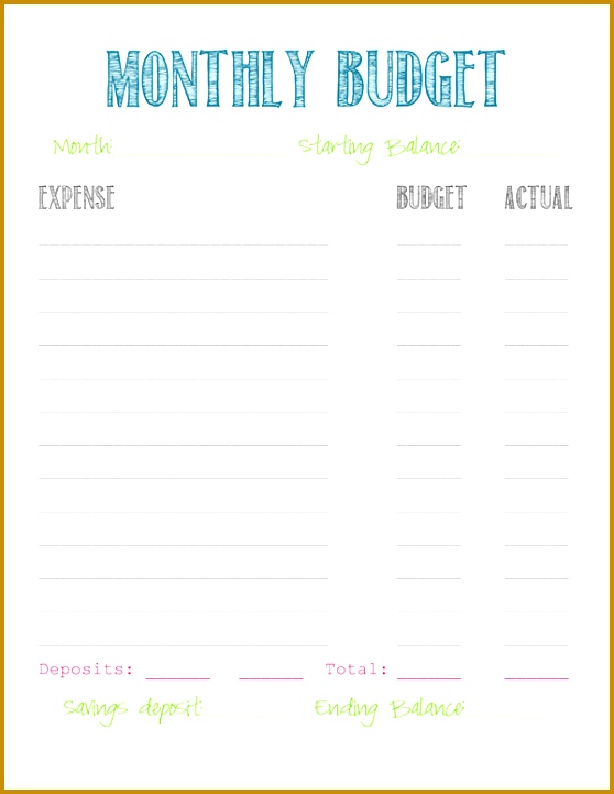 Simple Bud Template Printable 721558
