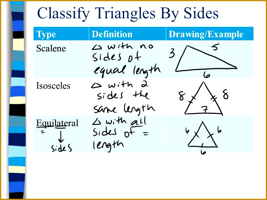 3 Classify Triangles By Sides 669892