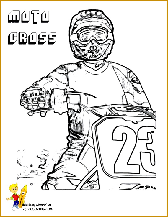 Rough Rider Dirt Bike Coloring Pages Dirt Bike Free 736569