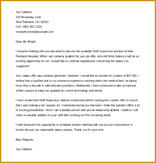 offer letter template Download Counter fer Letter Template MS Word 545569