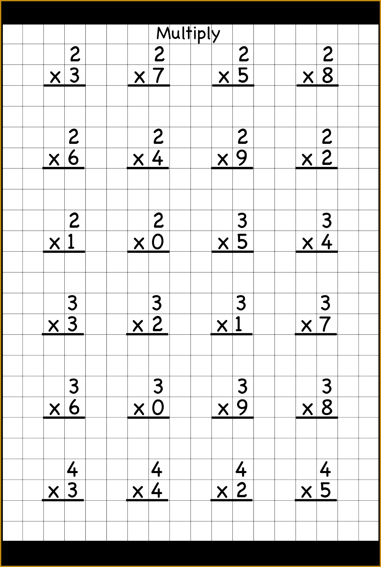 Multiplication 8 Worksheets 18291231