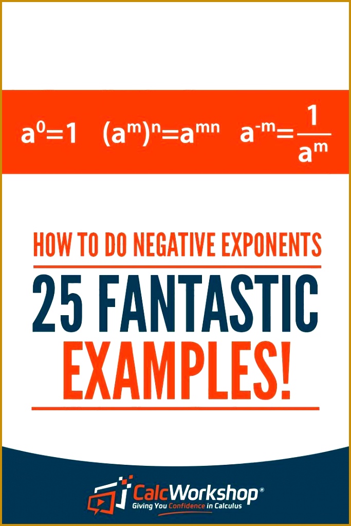 How to do Negative Exponents 25 Amazing Examples 1023683
