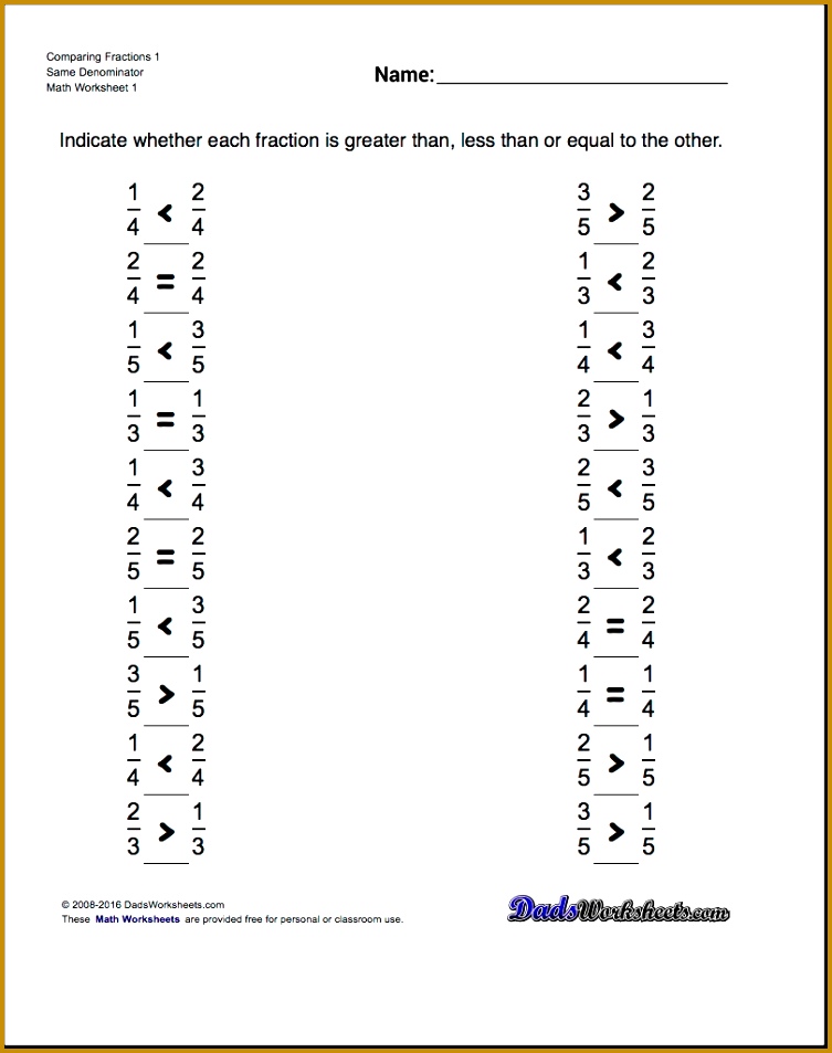Free math worksheets for paring improper fractions 953753