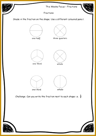 Year 2 Fractions Fraction of shape Worksheets Differentiated Editable 329465