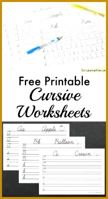 Free Printable Cursive Worksheets BICFightForYourWrite ad 403219