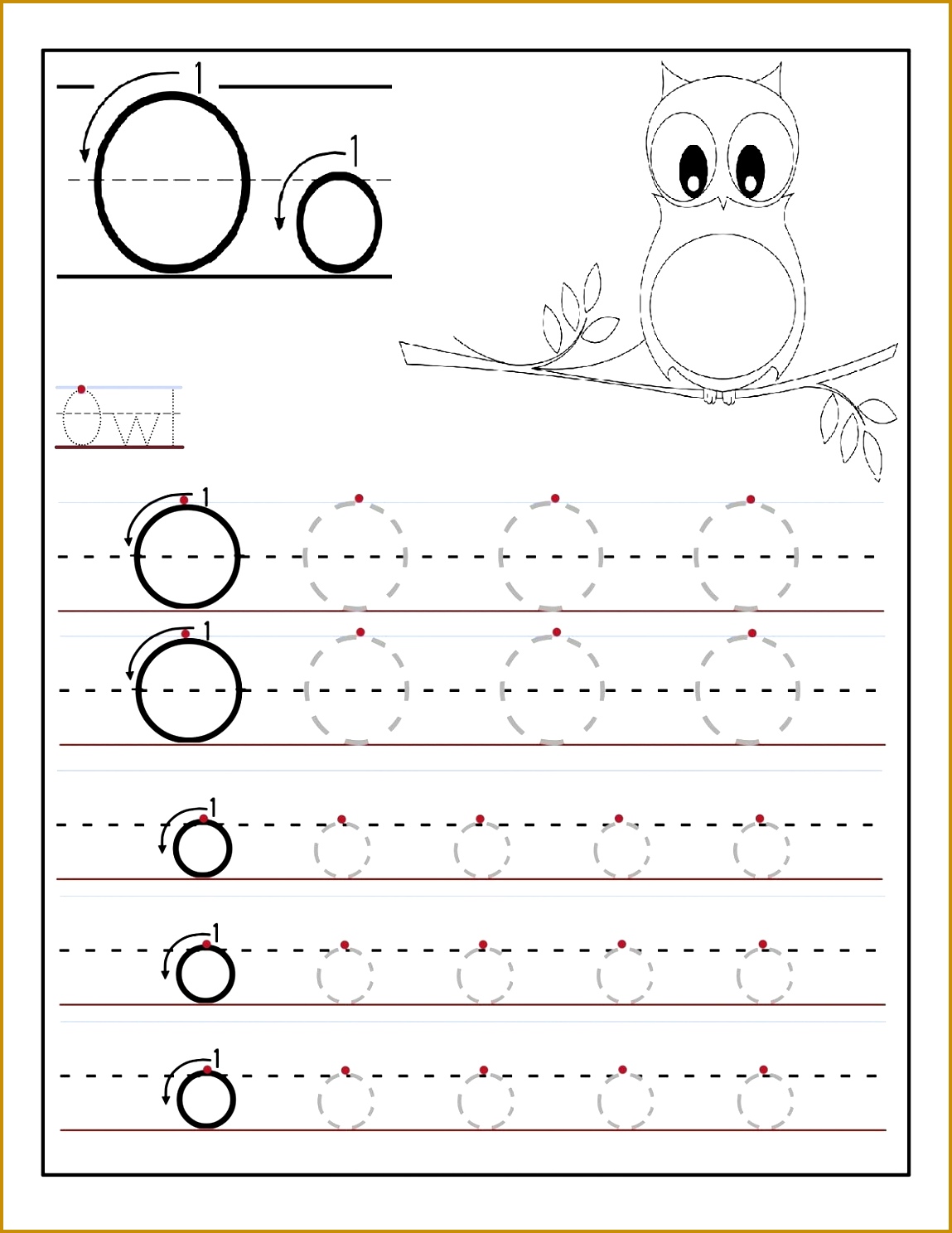 Free Printable letter O tracing worksheets for preschool Free connect the dots alphabet letters worksheets for kids Más 14881149