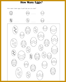 How Many Eggs Free Math Worksheet for Kids 274219